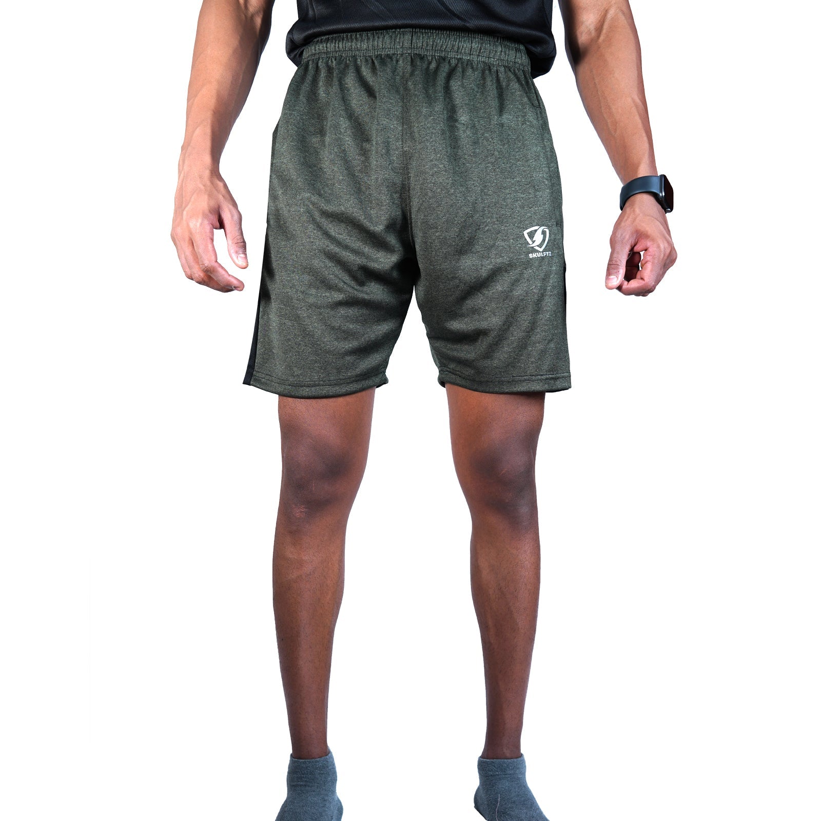 Mens Plank Shorts (Olive) - skulptz