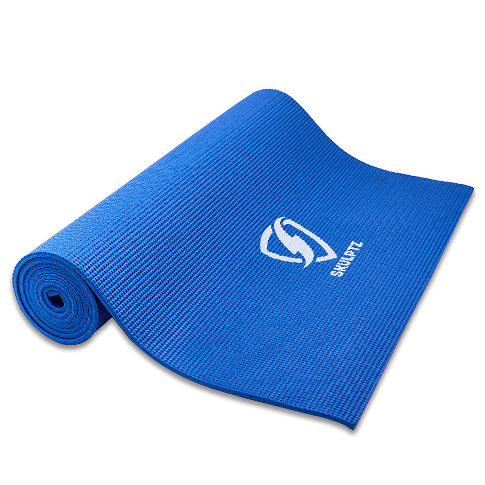 Chakra Yoga 6 mm Mat (Blue) - skulptz