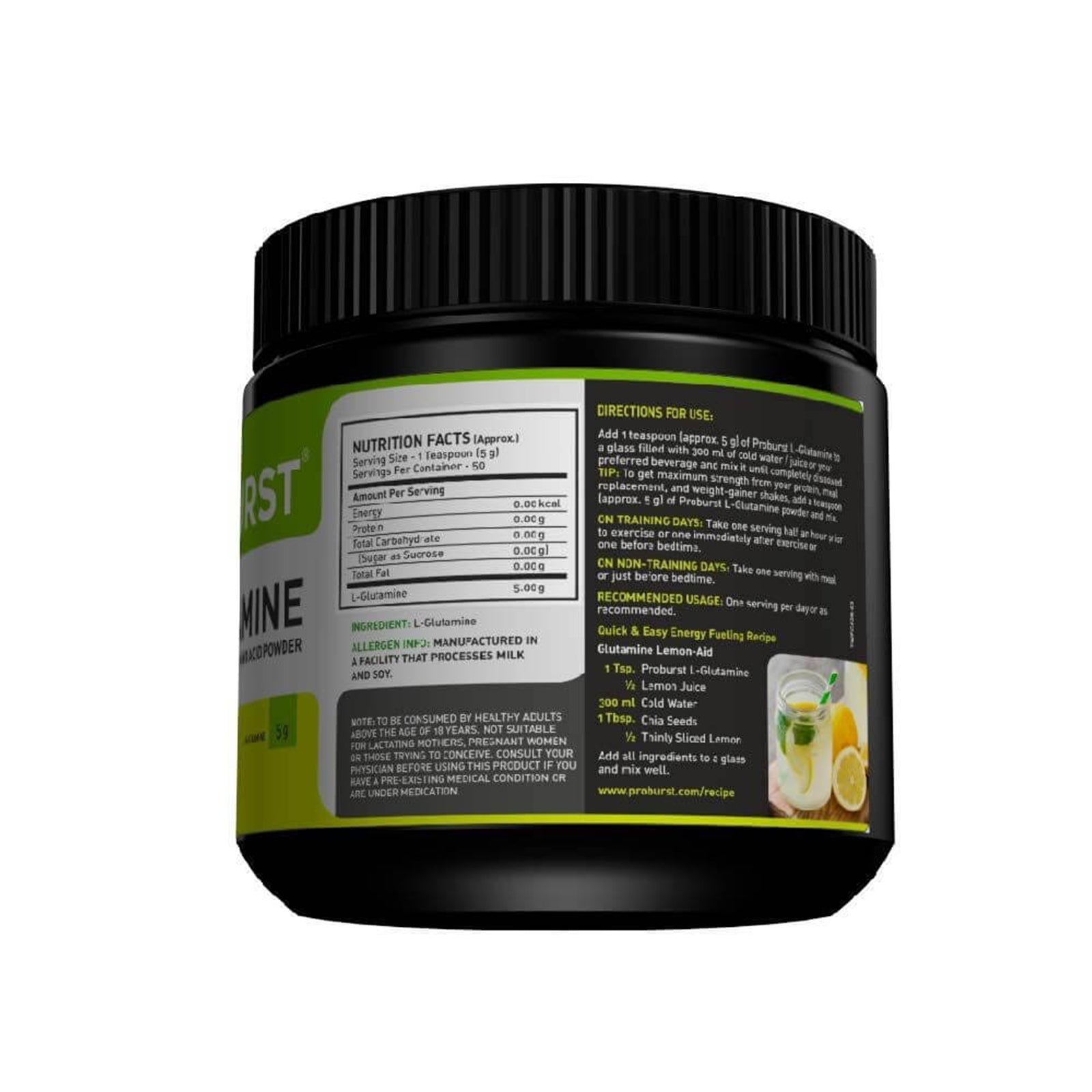 Proburst L-Glutamine Powder - skulptz