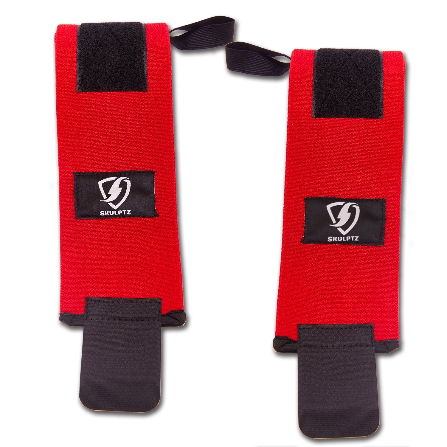 Monster Competition Grade Wrist Wraps 25 Inches Red - skulptz