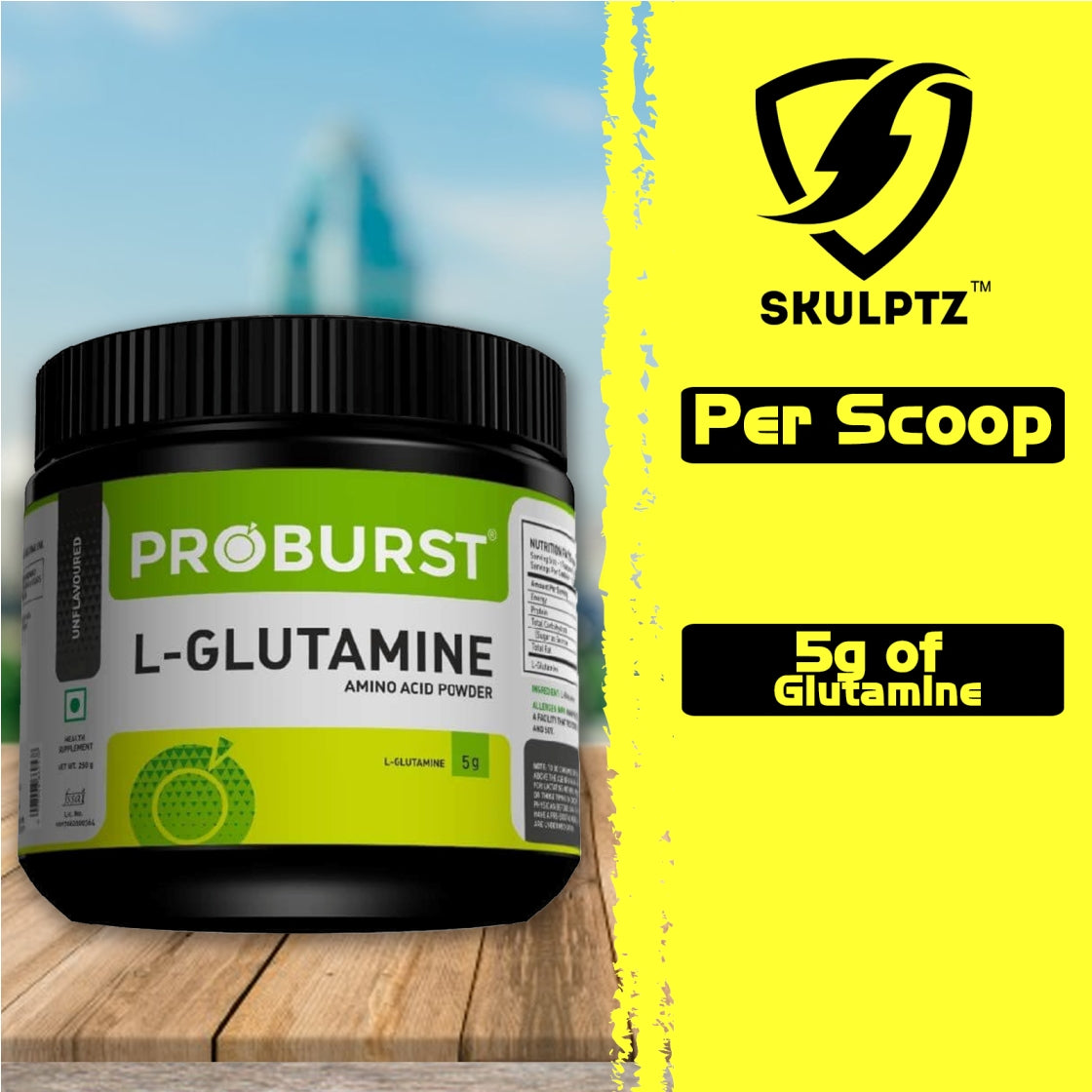 Proburst L-Glutamine Powder - skulptz